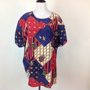 Vintage Fashion Attitudes Top Womens 22 3X Birds